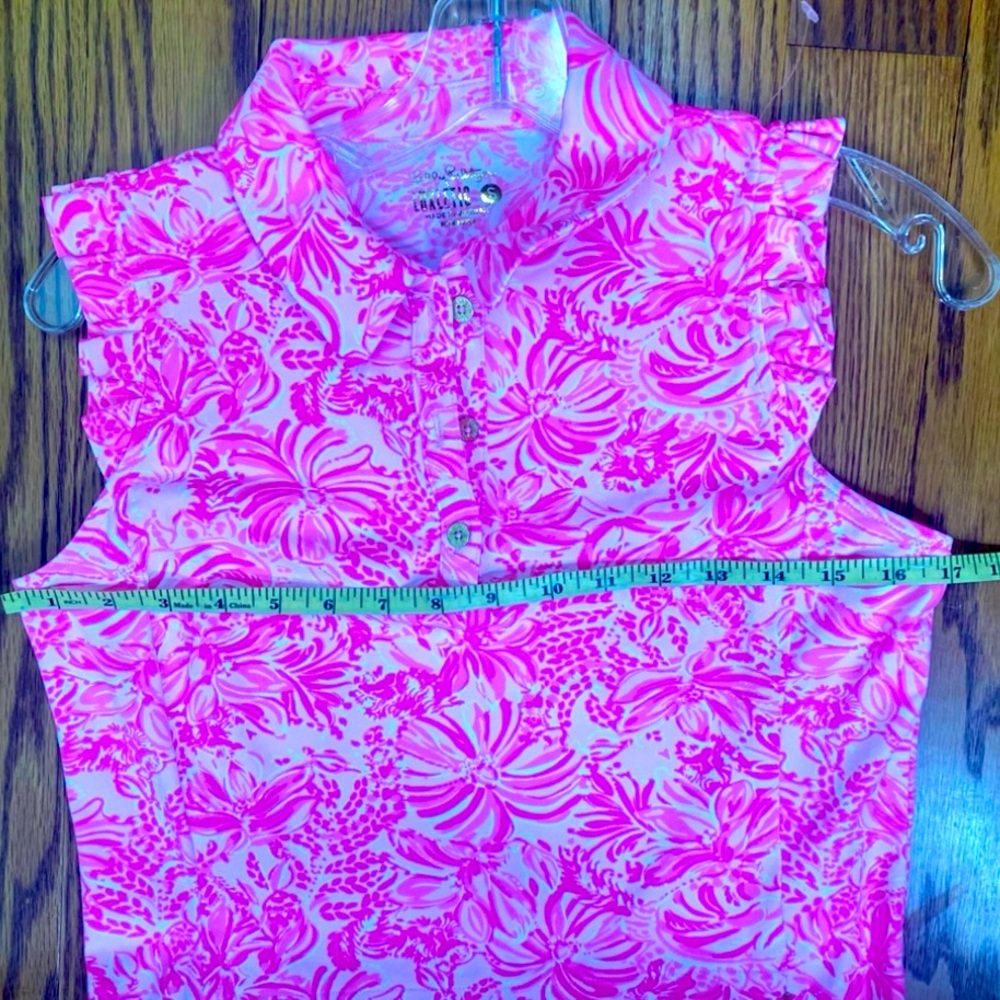 NWOT Lilly Pulitzer UPF 50+ Luxletic Silvia Dress Pink Blossoms Size Small - Picture 11 of 11